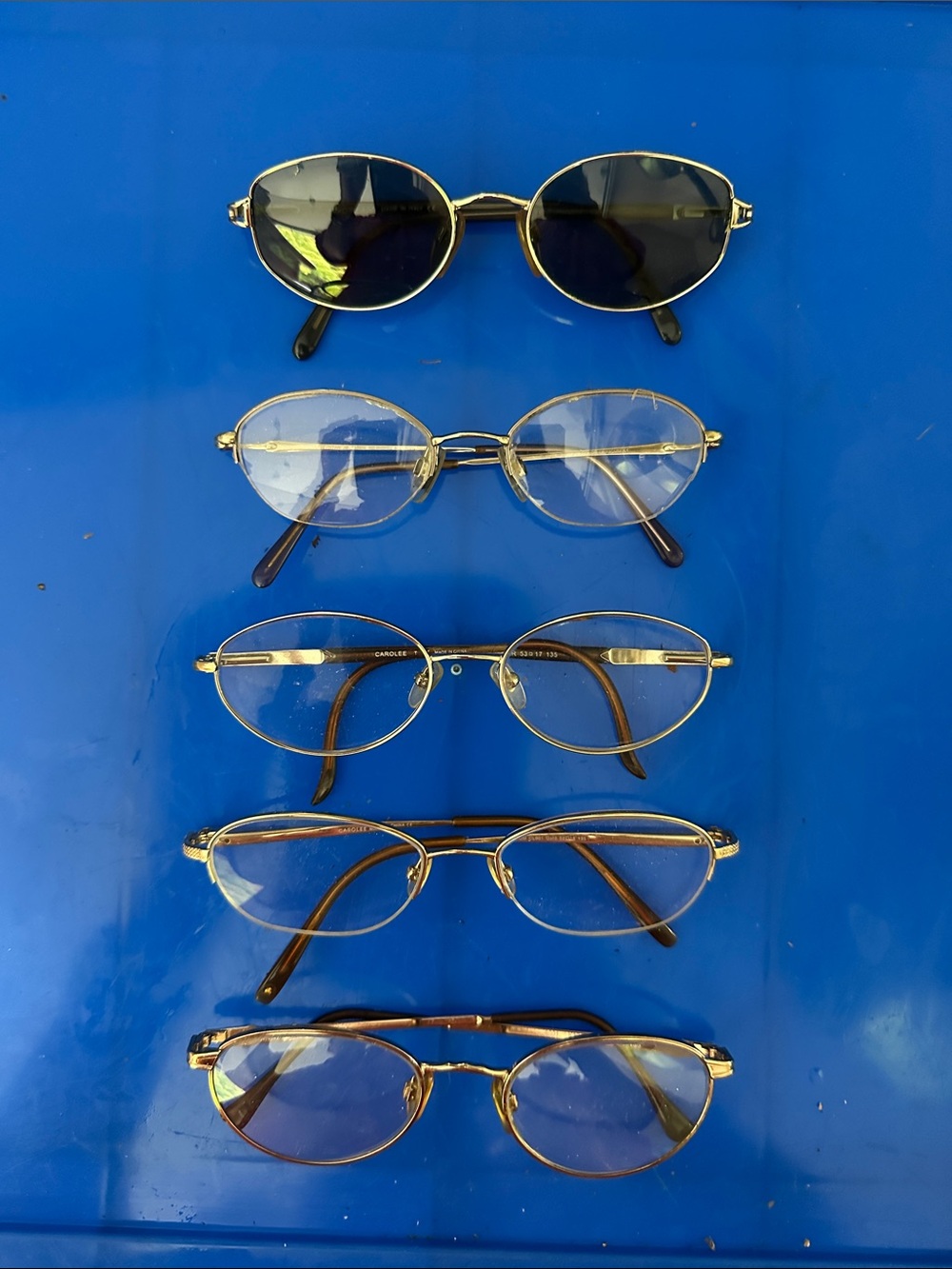 Gold Frame Oval Reading Sunglasses - Women Accessories